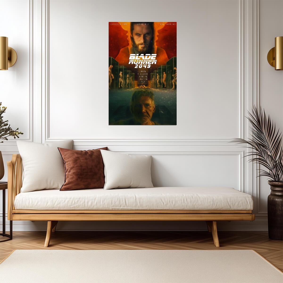 Blade Runner 2049 Movie Poster | Jared Leto and Replicant Montage - Movies & TV Poster