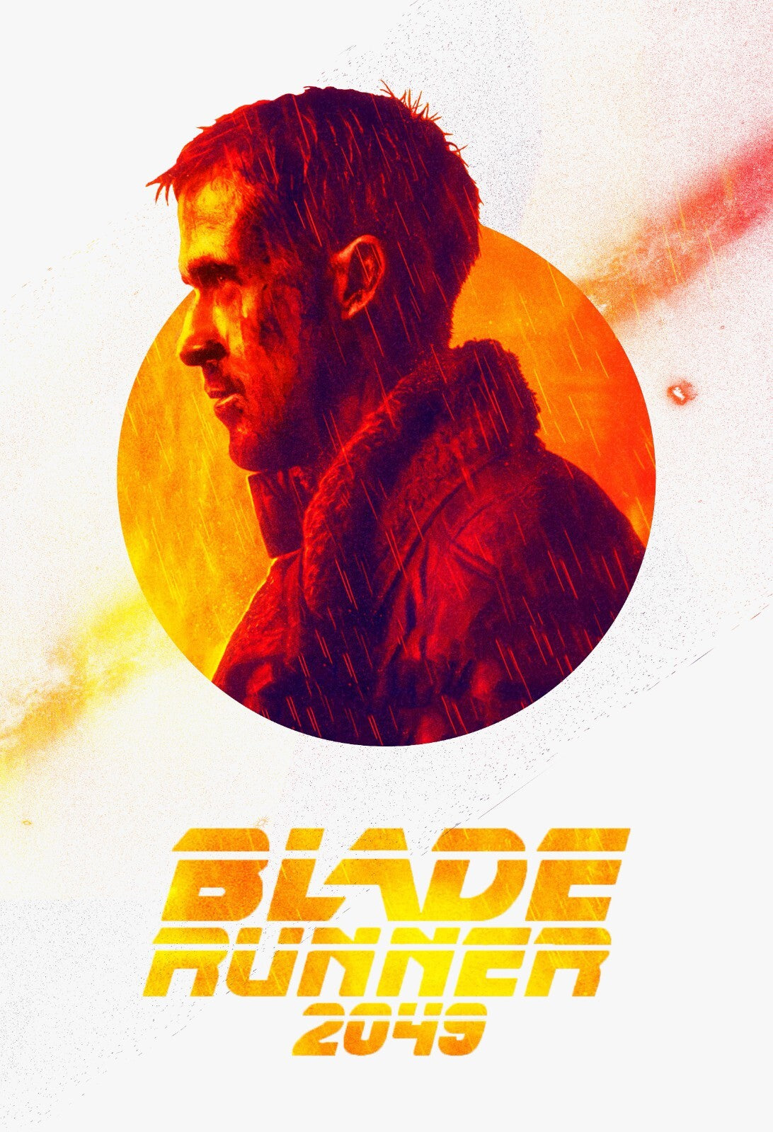 Blade Runner 2049 Movie Poster | Officer K Red Profile Graphic - Movies & TV Poster