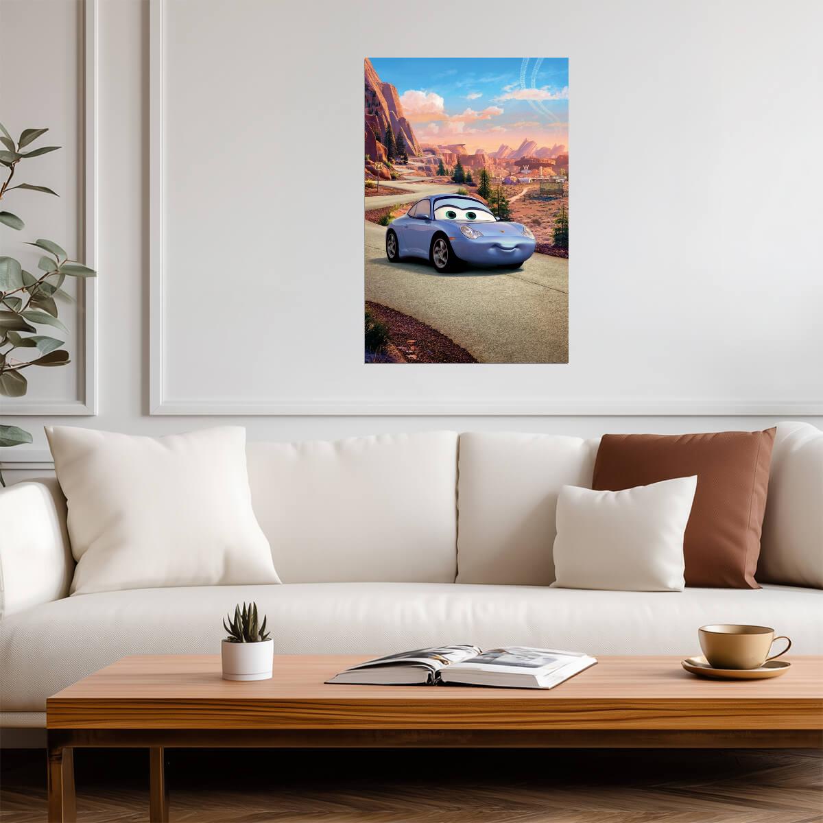 Cars 2006 Movie Poster | Sally on Route 66 - Movies & TV Poster