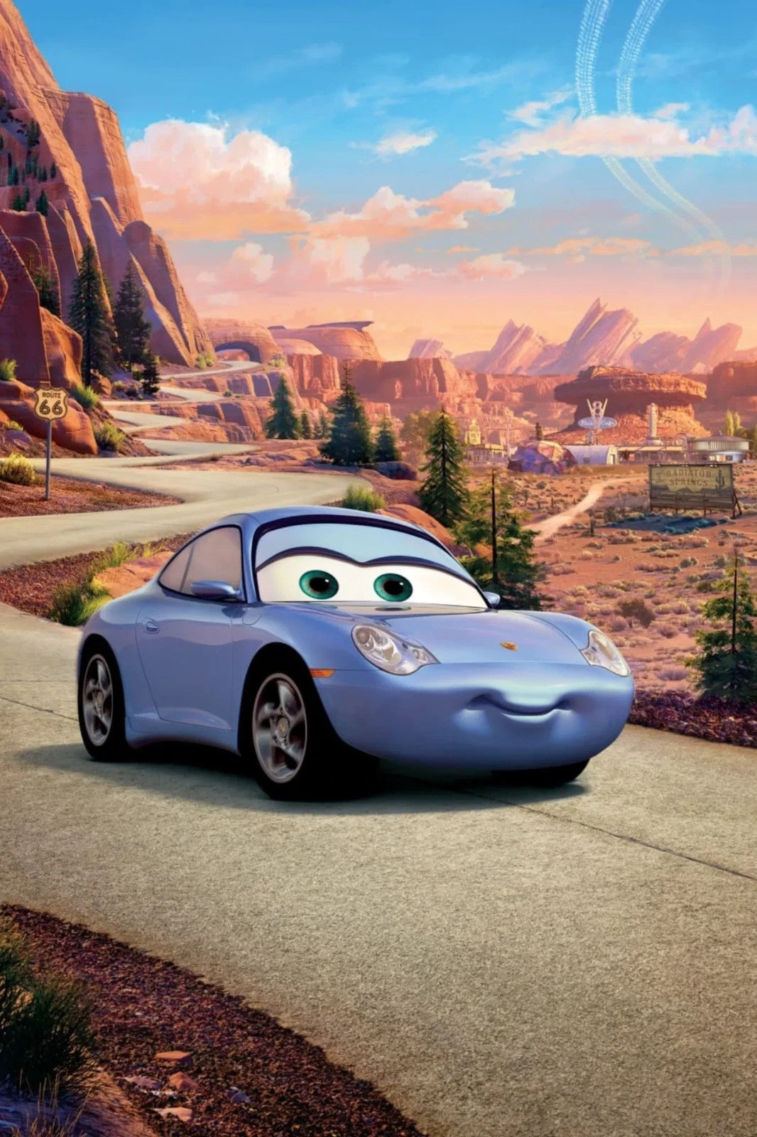 Cars 2006 Movie Poster | Sally on Route 66 - Movies & TV Poster