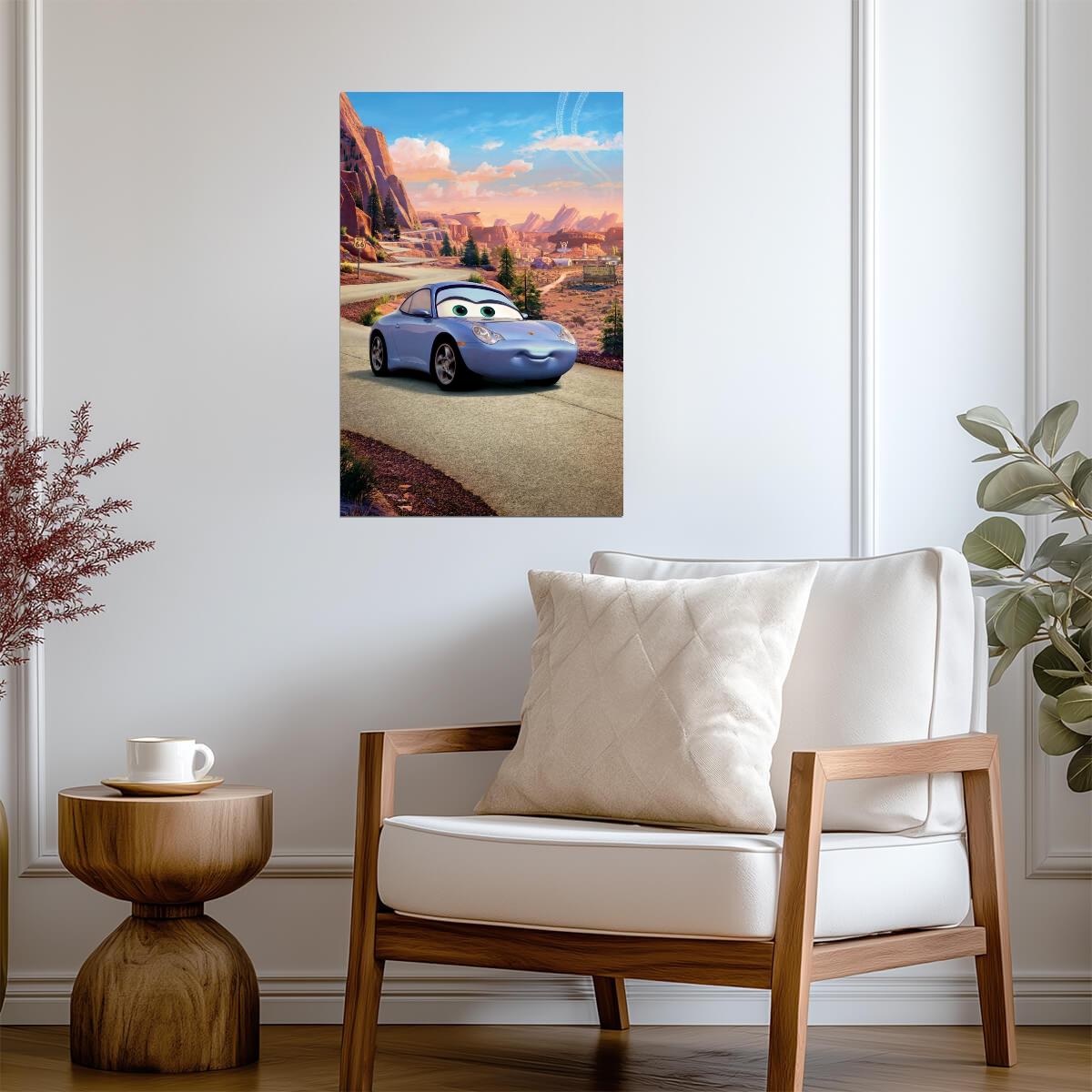 Cars 2006 Movie Poster | Sally on Route 66 - Movies & TV Poster