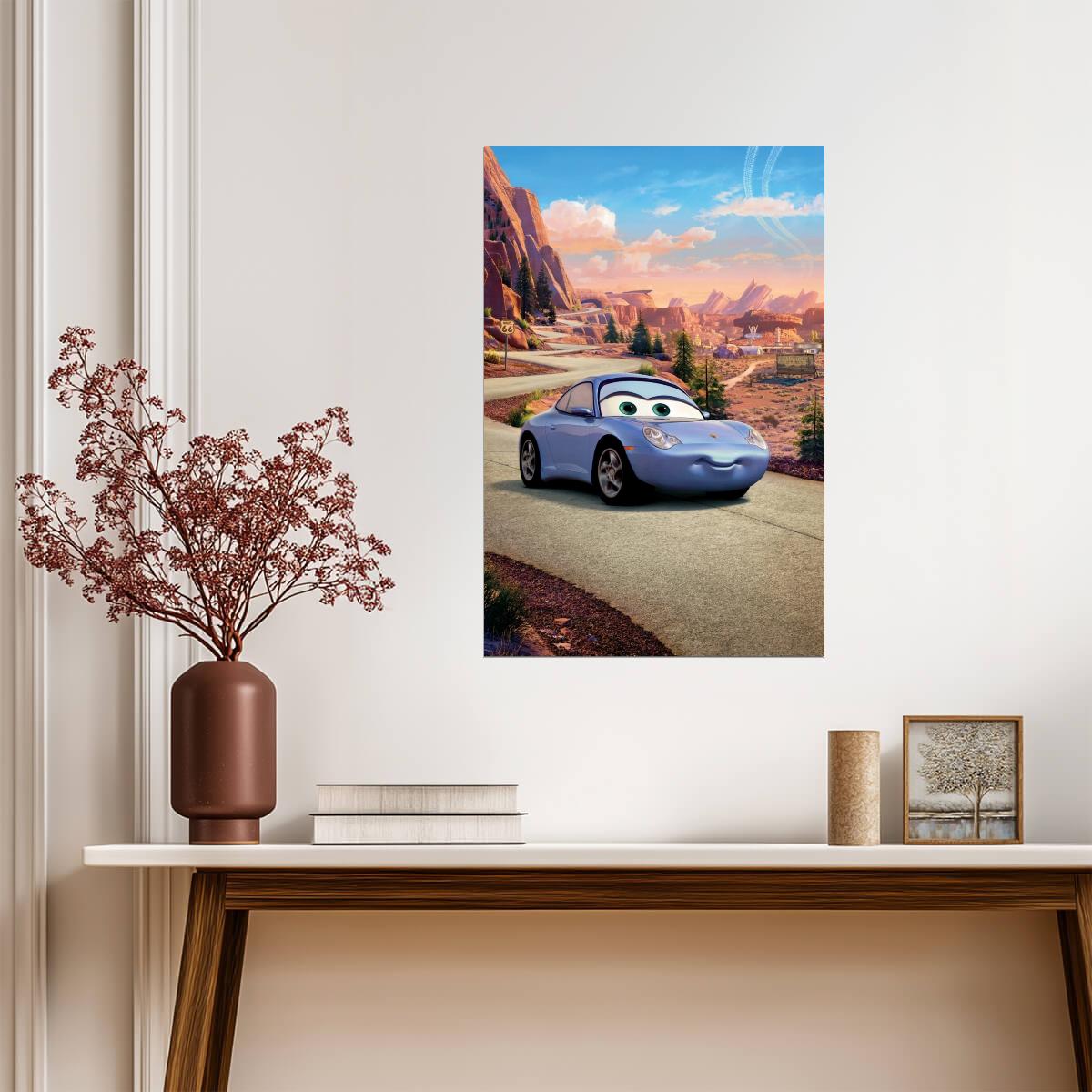 Cars 2006 Movie Poster | Sally on Route 66 - Movies & TV Poster