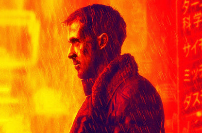 Blade Runner 2049 Movie Poster | Officer K in Orange Light - Movies & TV Poster