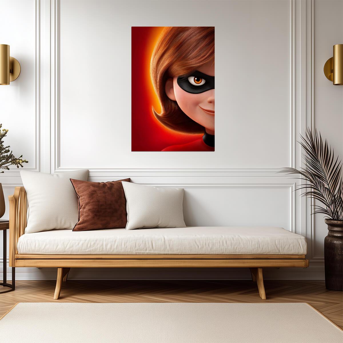 Incredibles 2 Movie Poster | Elastigirl Close-Up - Movies & TV Poster