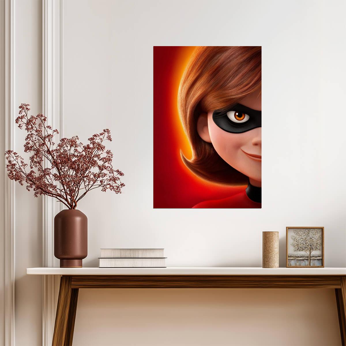 Incredibles 2 Movie Poster | Elastigirl Close-Up - Movies & TV Poster