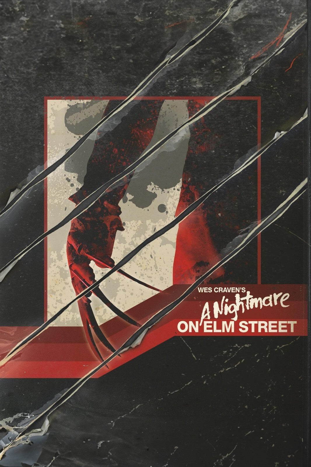 A Nightmare on Elm Street Poster | Claw Slashes Horror Graphic - Movies & TV Poster