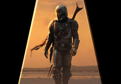 The Mandalorian TV Series Poster | Din Djarin in a Sunlit Archway - Movies & TV Poster