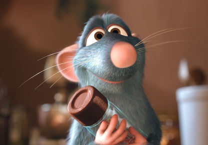 Ratatouille Movie Poster | Remy with a Jar - Movies & TV Poster