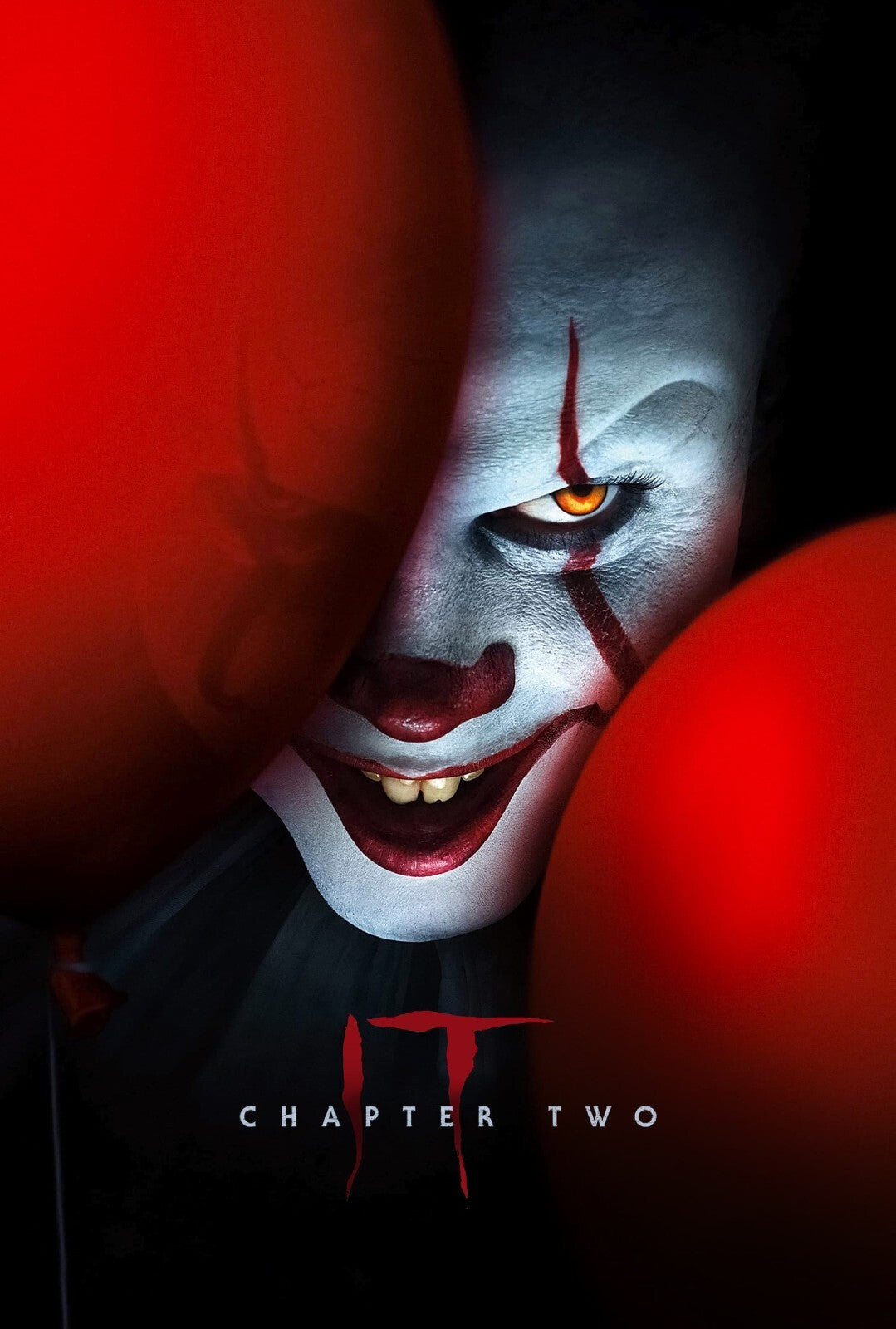 IT Chapter Two Movie Poster | Pennywise Between Red Balloons - Movies & TV Poster