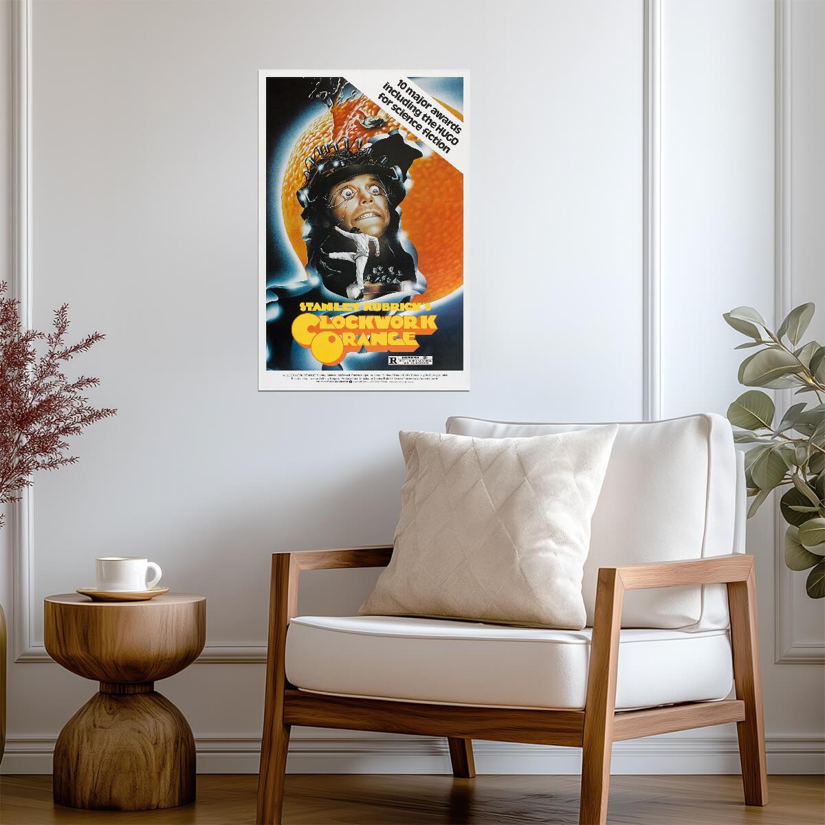 A Clockwork Orange Poster | Ludovico Treatment Movie Illustration - Movies & TV Poster