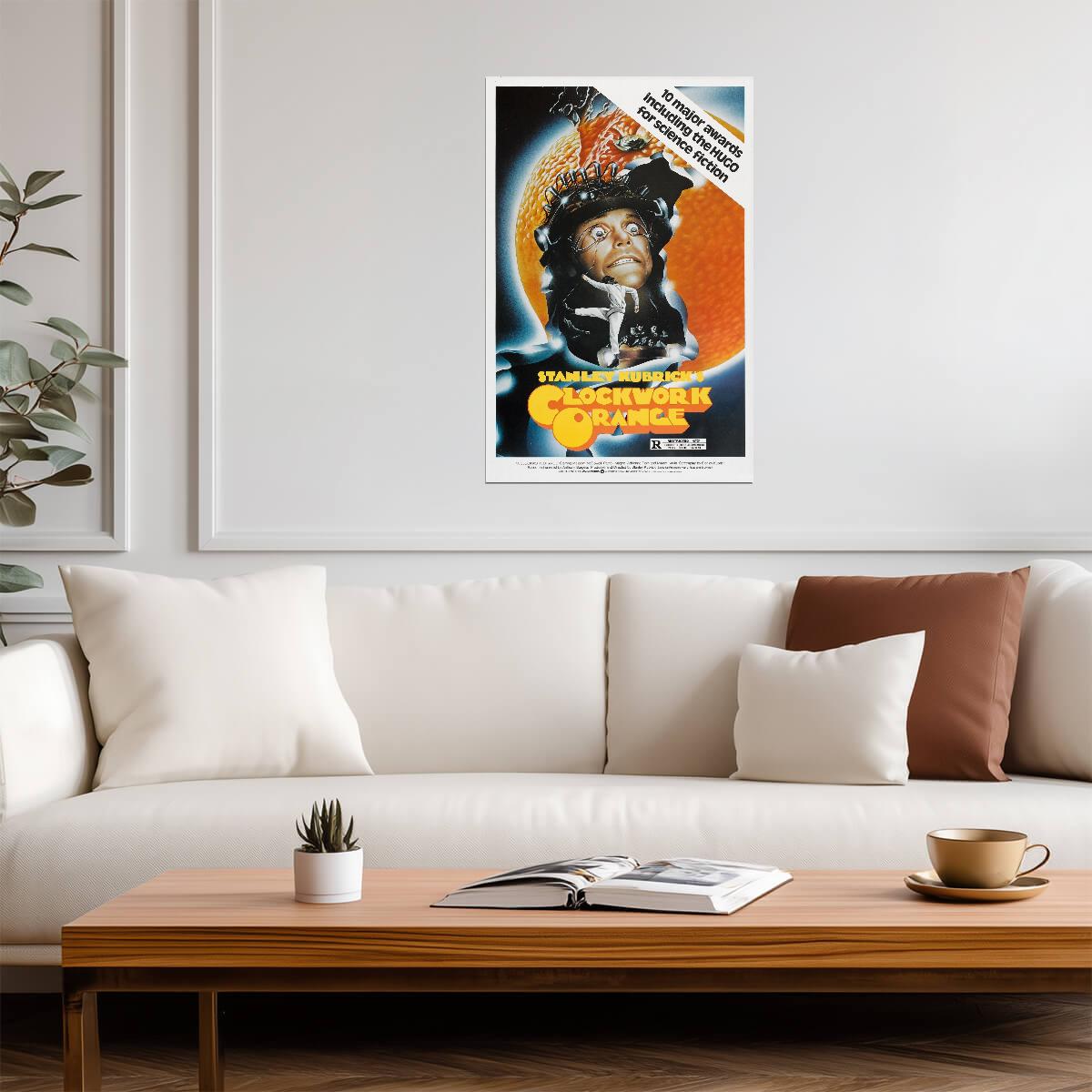 A Clockwork Orange Poster | Ludovico Treatment Movie Illustration - Movies & TV Poster