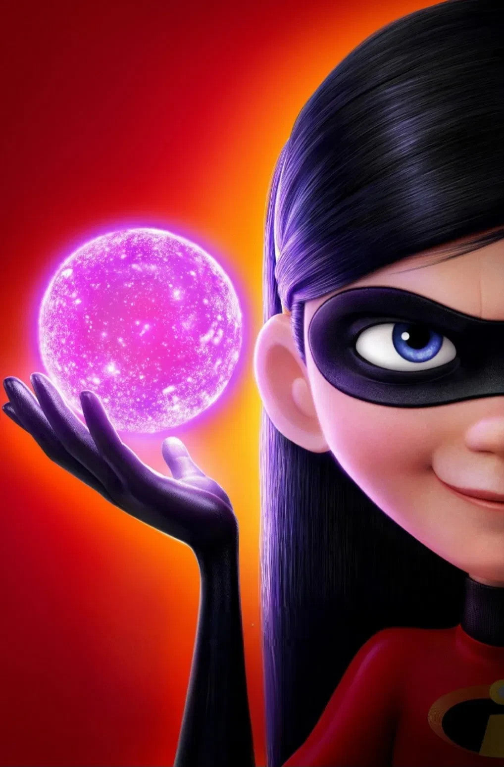 Incredibles 2 Movie Poster | Violet Close-Up with a Force Field - Movies & TV Poster