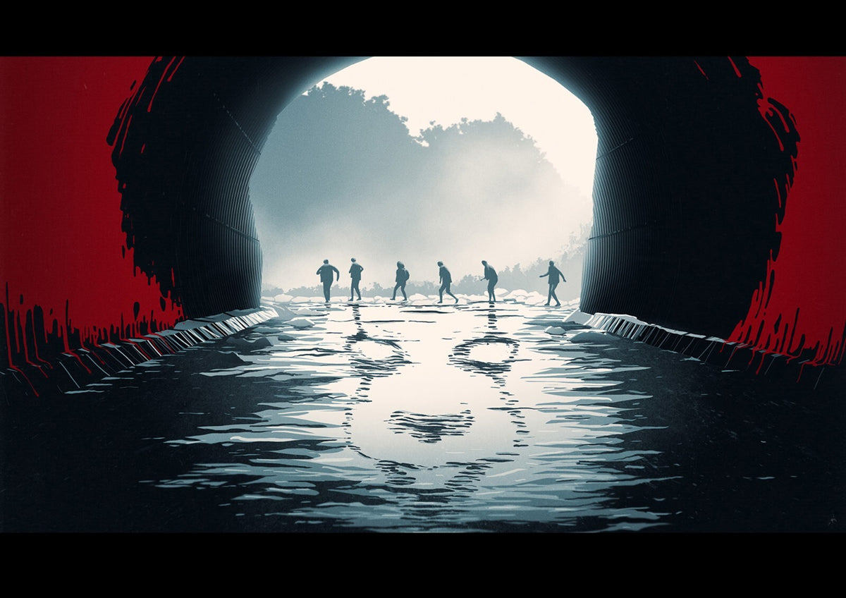 IT Chapter Two Movie Poster | The Losers Club at the Sewer Entrance - Movies & TV Poster