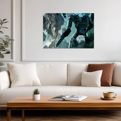 Avatar 2009 Movie Poster | AMP Suit before the Floating Mountains - Movies & TV Poster