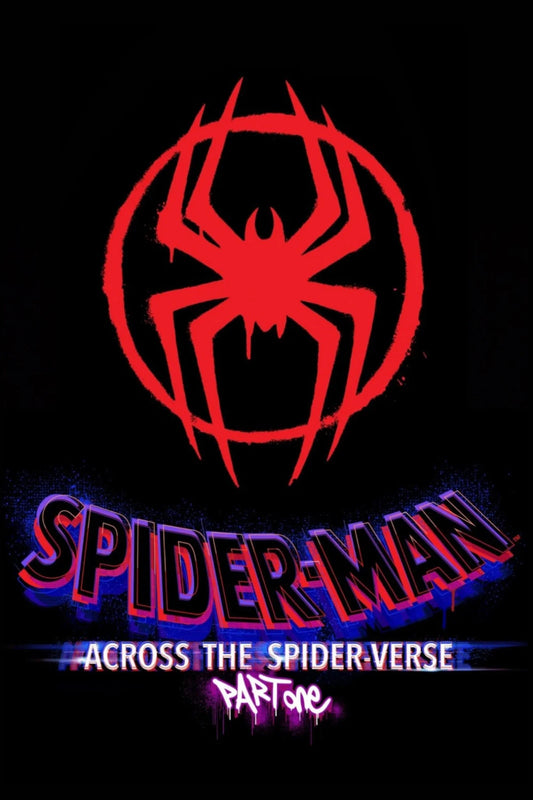 Spider-Man Across the Spider-Verse Movie Poster | Red Spider Emblem - Movies & TV Poster