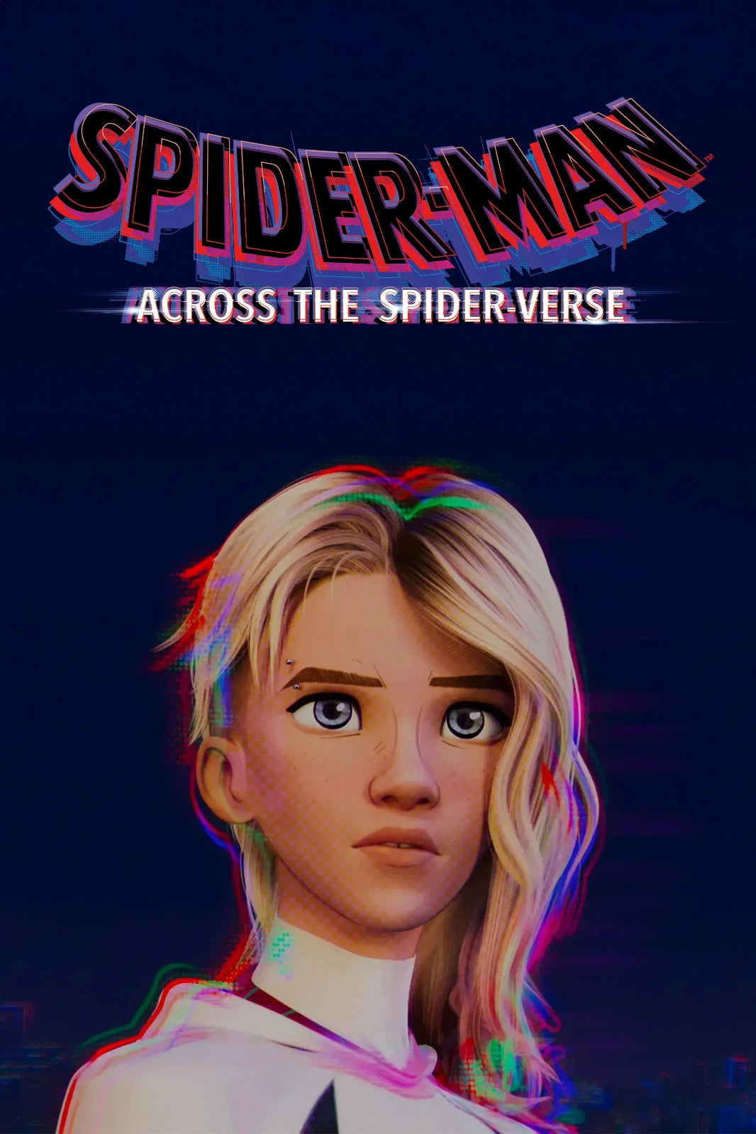 Spider-Man Across the Spider-Verse Movie Poster | Gwen Stacy Portrait - Movies & TV Poster