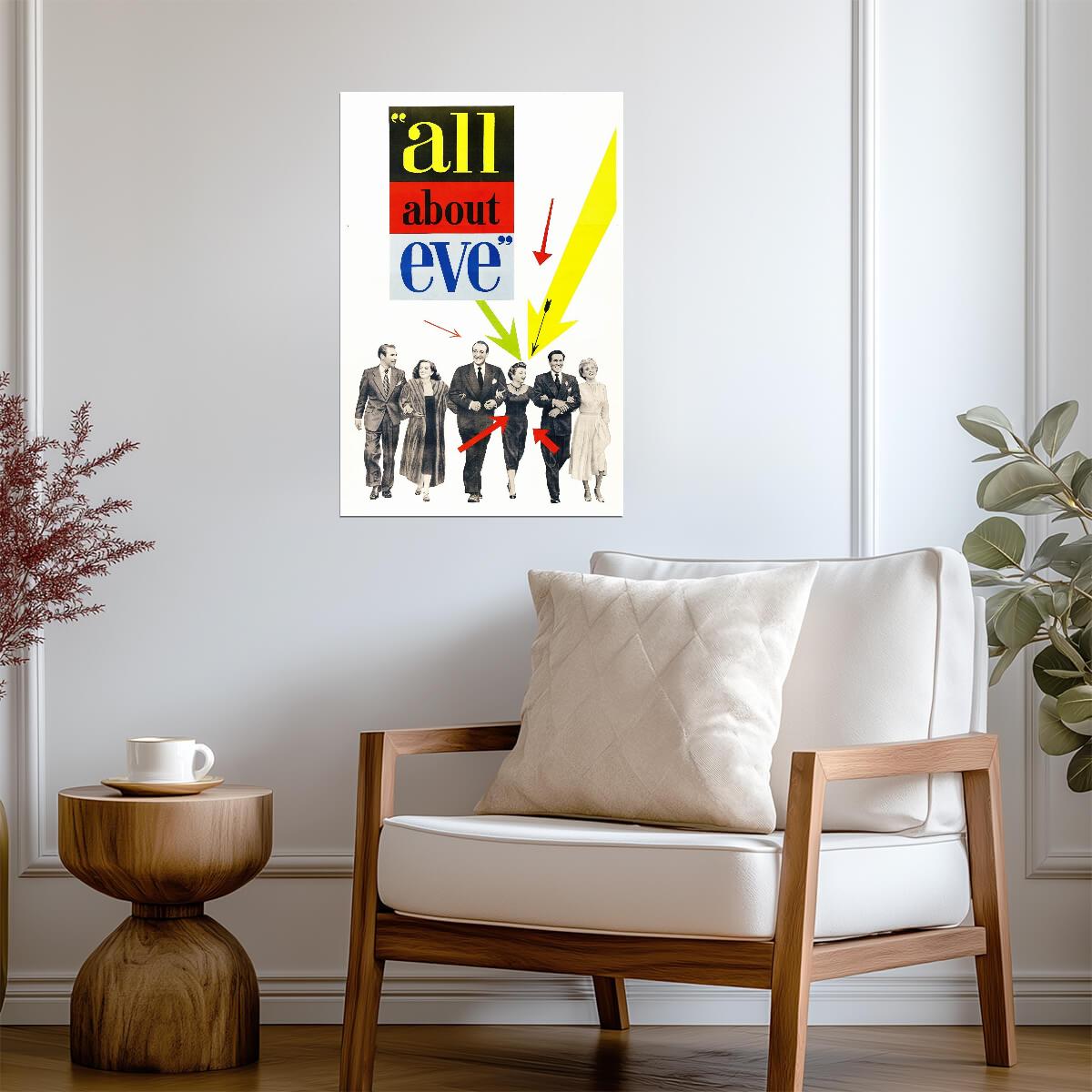 All About Eve 1950 Movie Poster | Cast Lineup Print - Movies & TV Poster