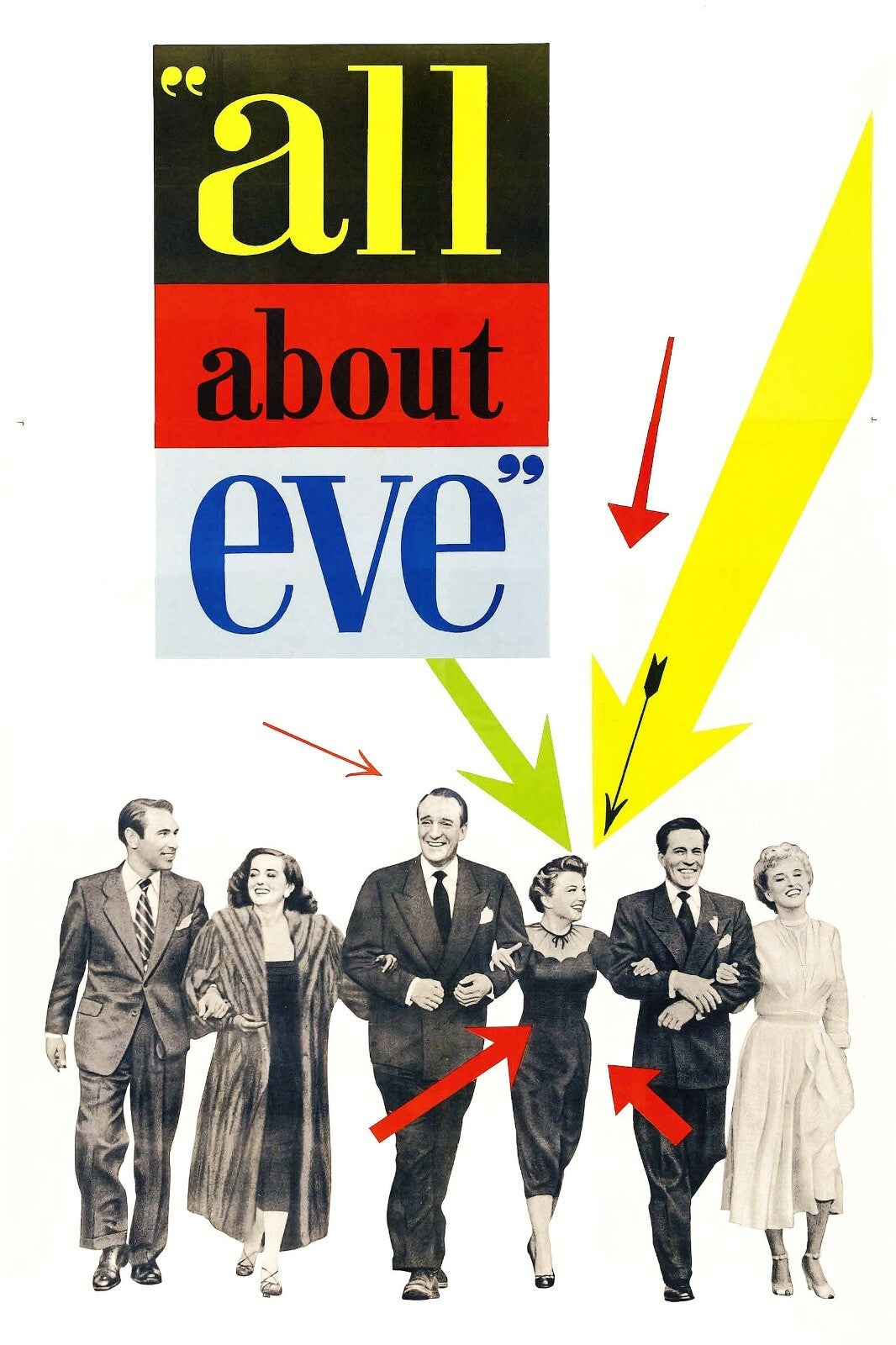 All About Eve 1950 Movie Poster | Cast Lineup Print - Movies & TV Poster
