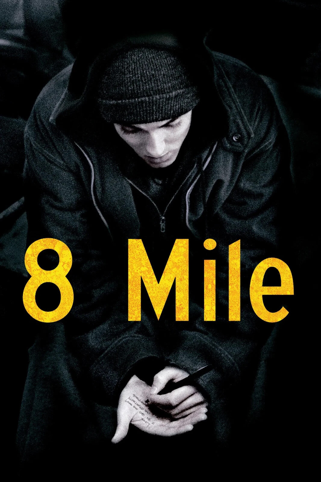 8 Mile Poster | Eminem in a Beanie Movie Portrait - Movies & TV Poster
