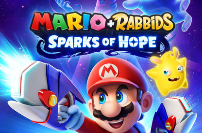 Super Mario Poster | Mario with a Blaster | Sparks of Hope - Video Games Poster
