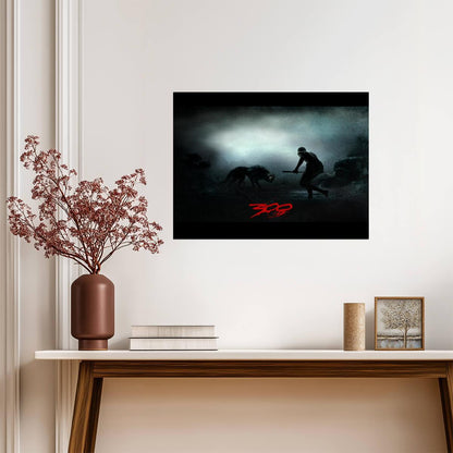 300 Poster | Young Leonidas and Wolf in the Snow - Movies & TV Poster