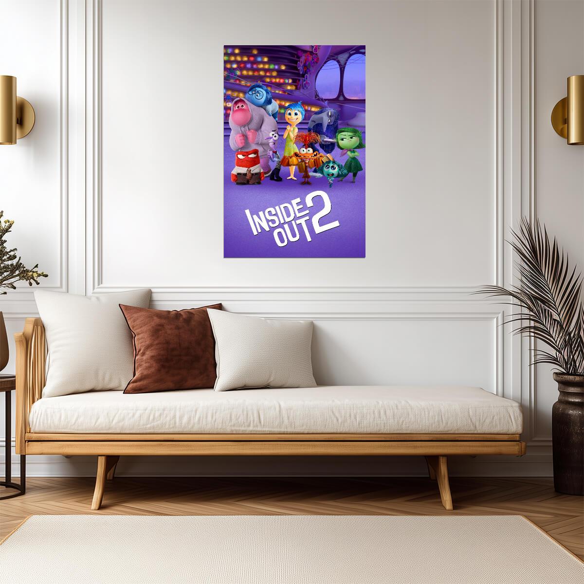 Inside Out 2 Movie Poster | All Nine Emotions - Movies & TV Poster