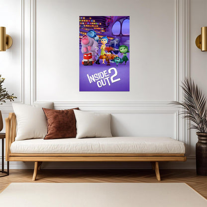 Inside Out 2 Movie Poster | All Nine Emotions - Movies & TV Poster