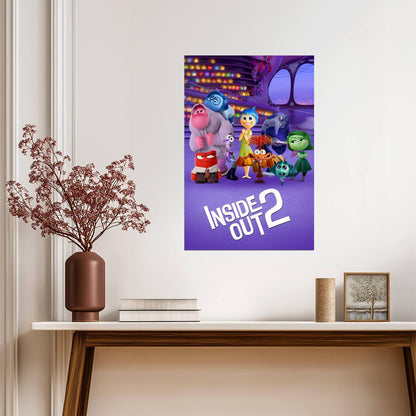 Inside Out 2 Movie Poster | All Nine Emotions - Movies & TV Poster