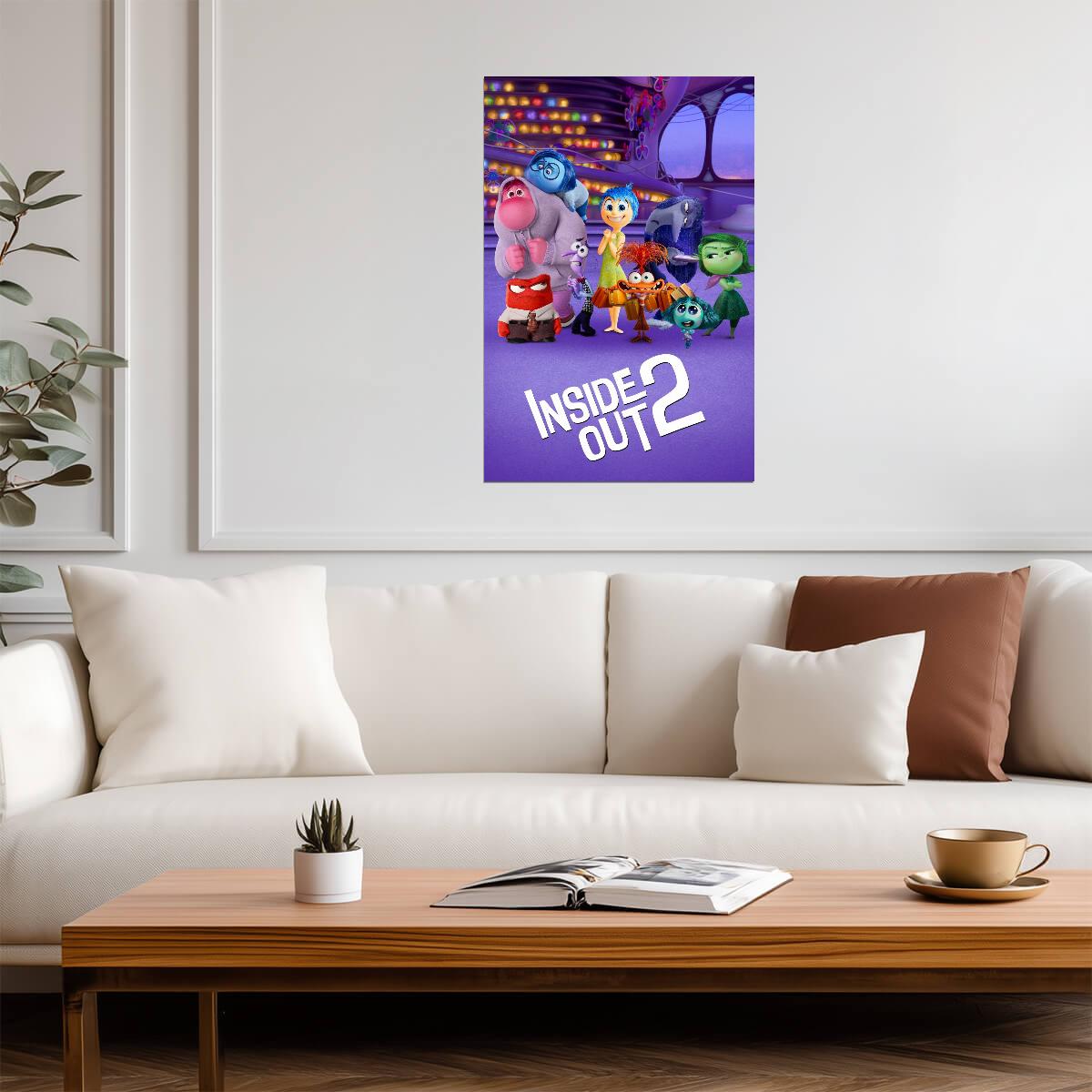 Inside Out 2 Movie Poster | All Nine Emotions - Movies & TV Poster
