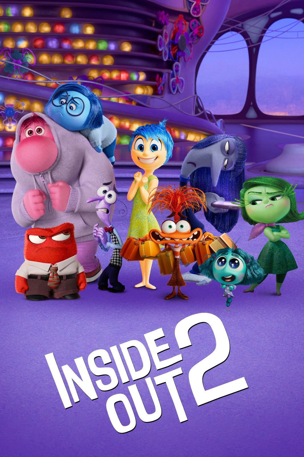 Inside Out 2 Movie Poster | All Nine Emotions - Movies & TV Poster