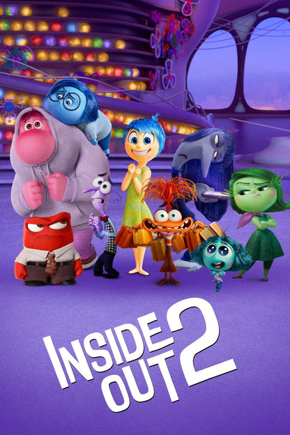 Inside Out 2 Movie Poster | All Nine Emotions - Movies & TV Poster