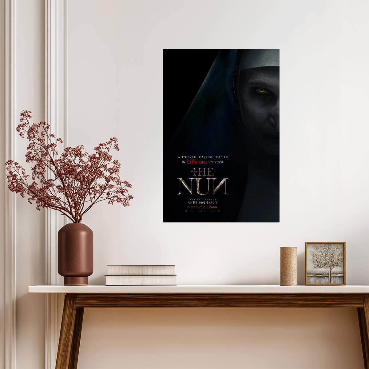 The Nun 2018 Movie Poster | Valak Half-Face Portrait - Movies & TV Poster