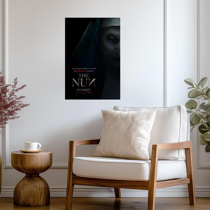 The Nun 2018 Movie Poster | Valak Half-Face Portrait - Movies & TV Poster