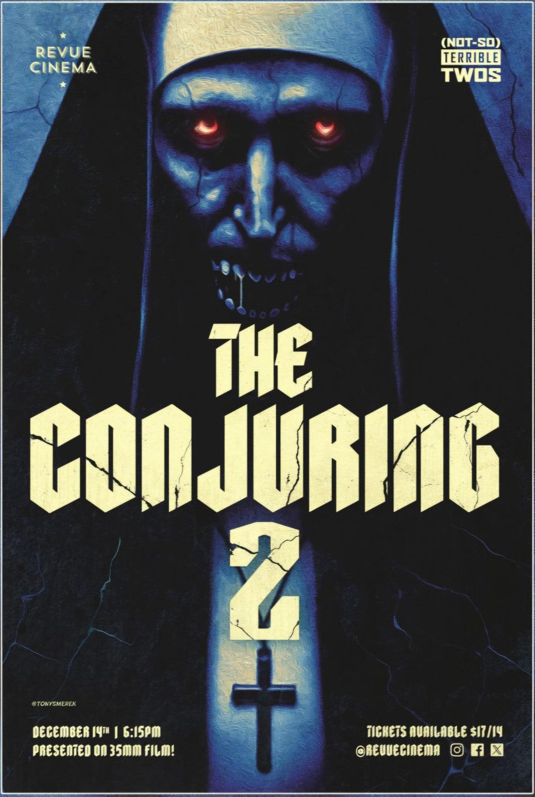 The Conjuring 2 Movie Poster | Valak Screening Illustration - Movies & TV Poster