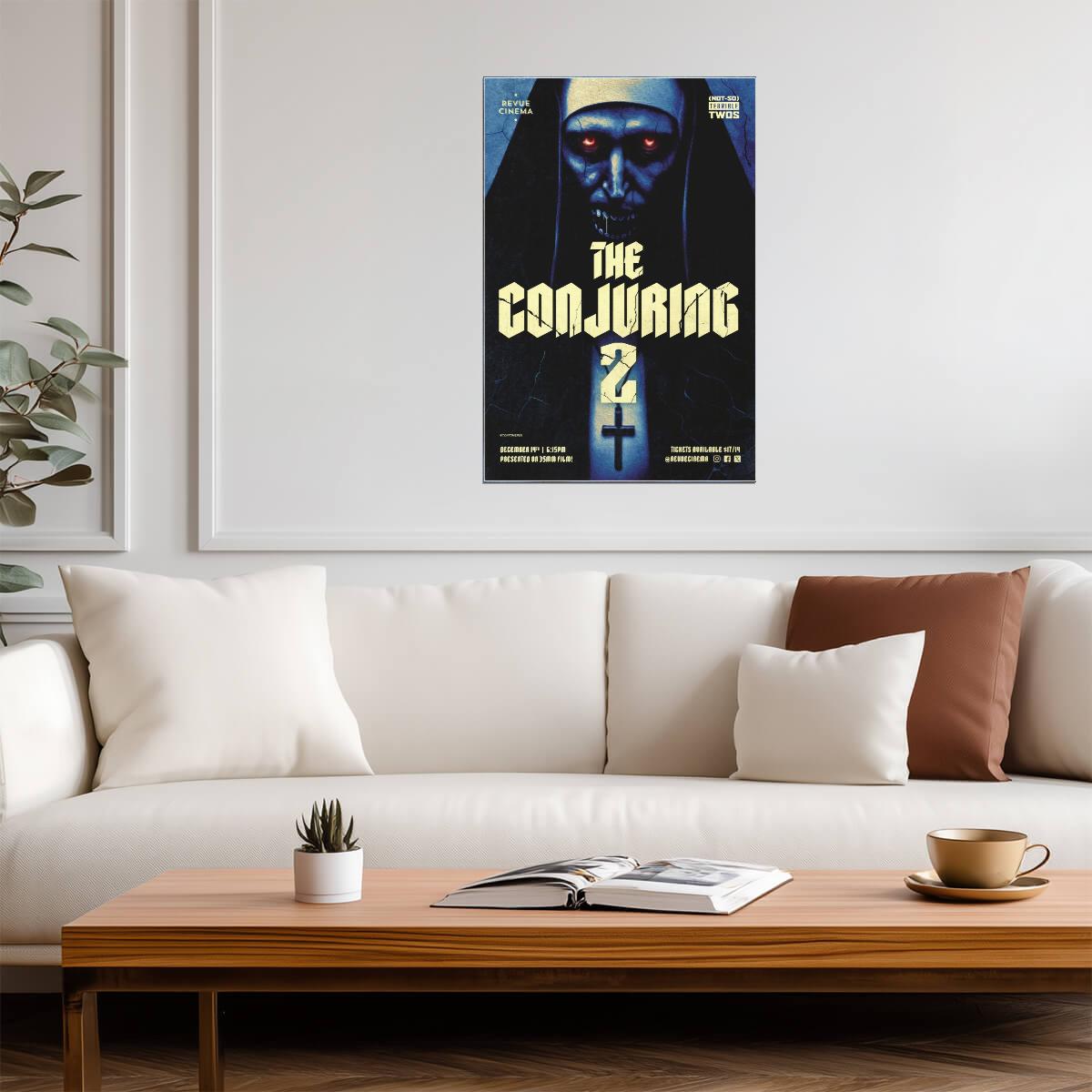 The Conjuring 2 Movie Poster | Valak Screening Illustration - Movies & TV Poster