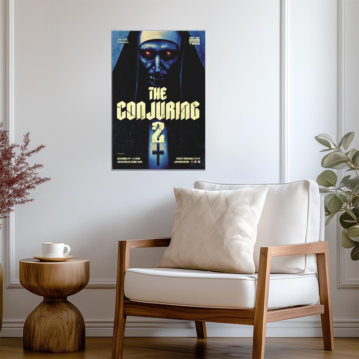 The Conjuring 2 Movie Poster | Valak Screening Illustration - Movies & TV Poster