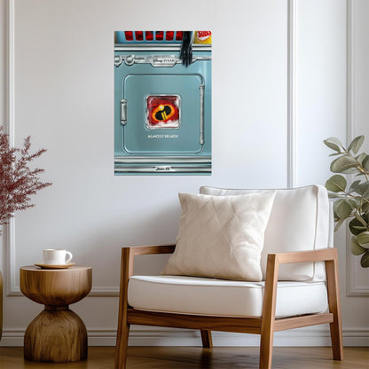 Incredibles 2 Movie Poster | Almost Ready Laundry Machine - Movies & TV Poster