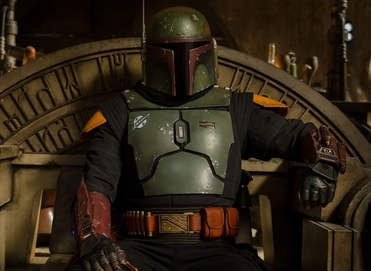 The Book of Boba Fett TV Series Poster | Boba Fett on Jabba’s Throne - Movies & TV Poster