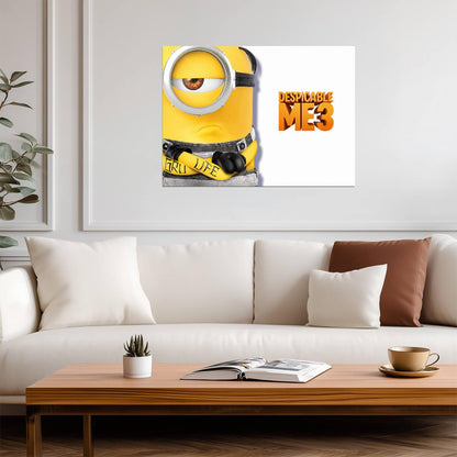 Despicable Me 3 Movie Poster | Prison Minion Mugshot - Movies & TV Poster