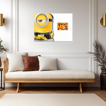Despicable Me 3 Movie Poster | Prison Minion Mugshot - Movies & TV Poster