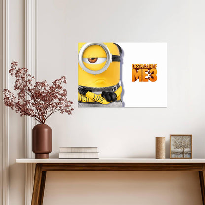 Despicable Me 3 Movie Poster | Prison Minion Mugshot - Movies & TV Poster