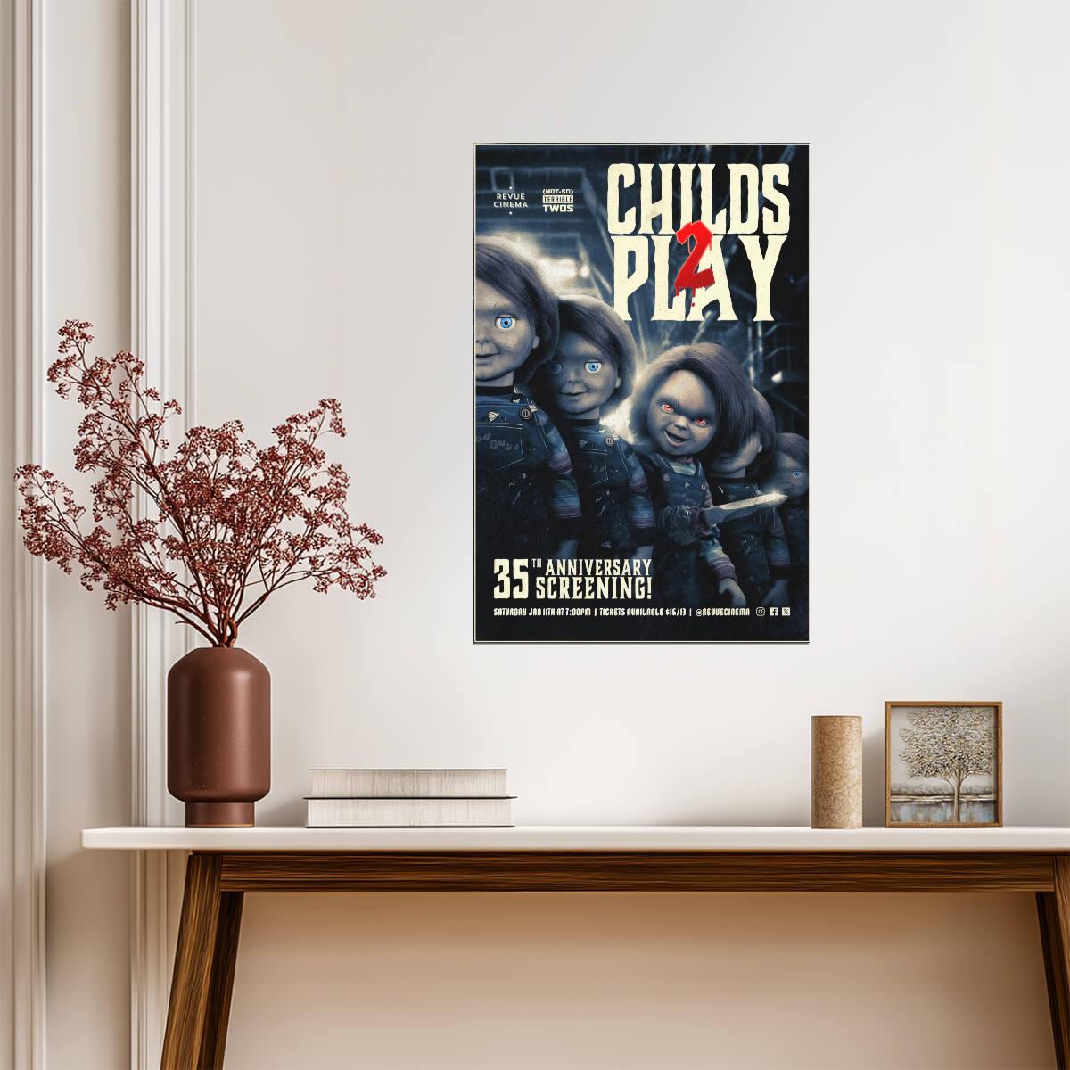 Child's Play 2 Movie Poster | 35th Anniversary Screening - Movies & TV Poster