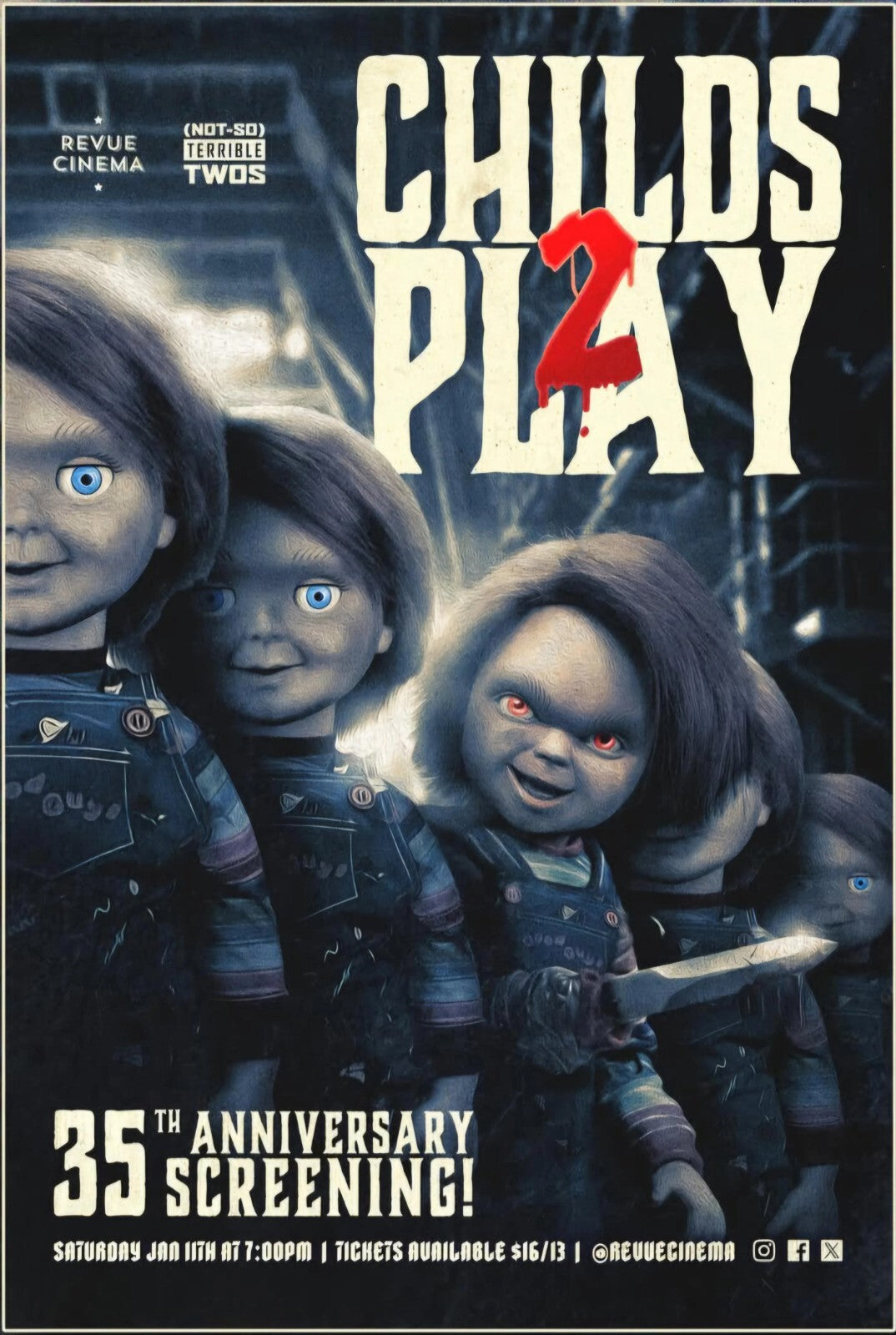 Child's Play 2 Movie Poster | 35th Anniversary Screening - Movies & TV Poster