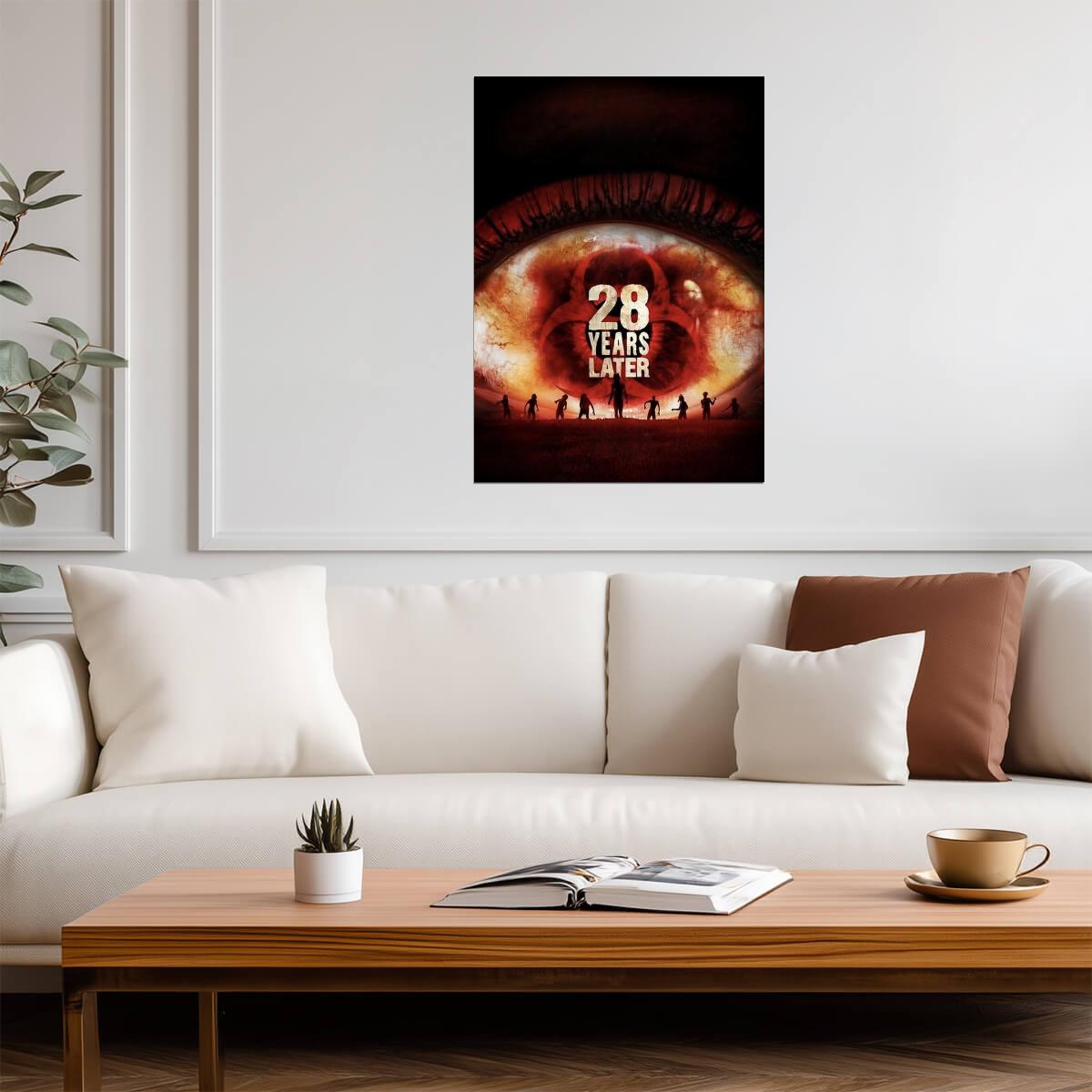 28 Years Later Poster | Infected Eye Horror Movie Print - Movies & TV Poster