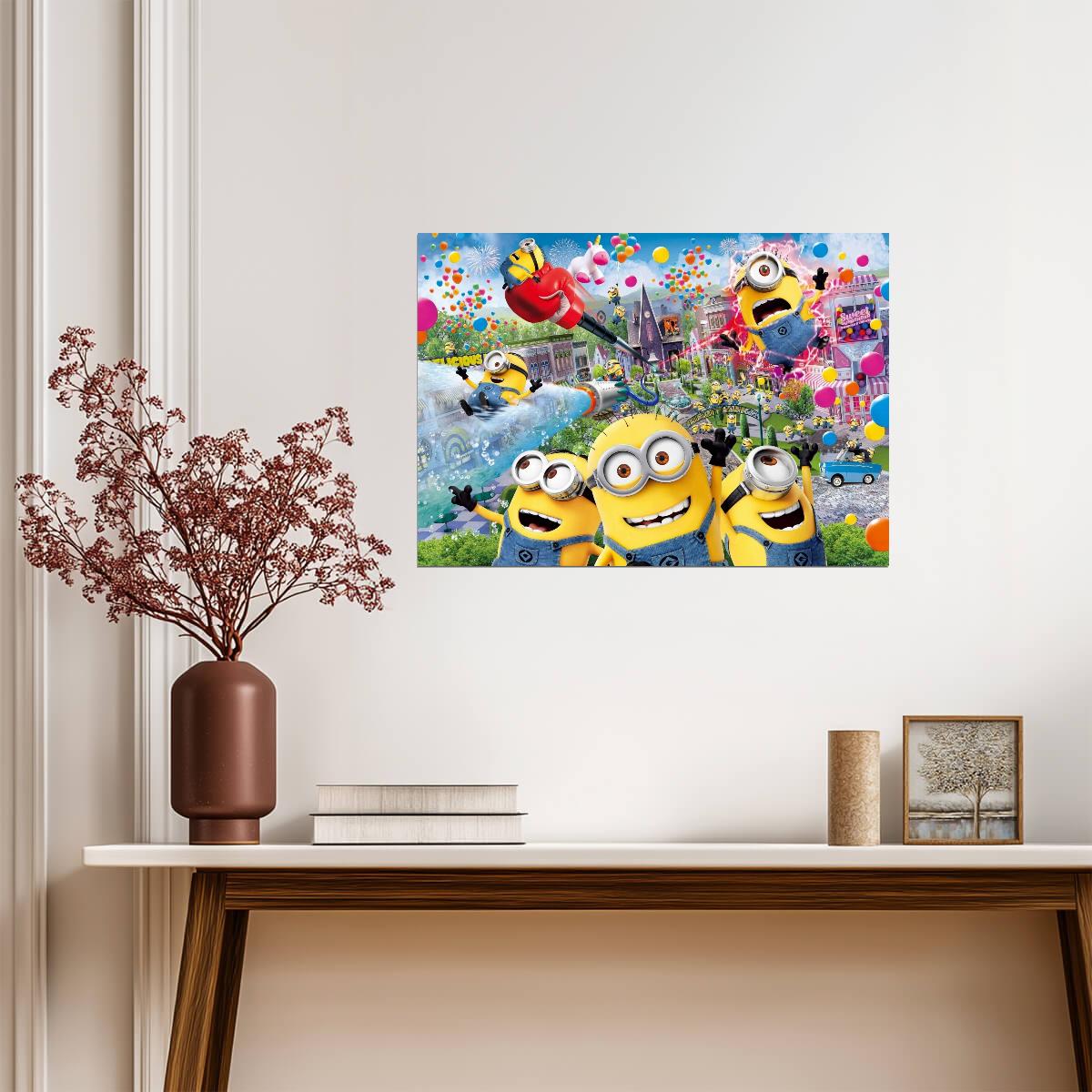 Despicable Me Poster | Minions Theme Park Illustration - Movies & TV Poster
