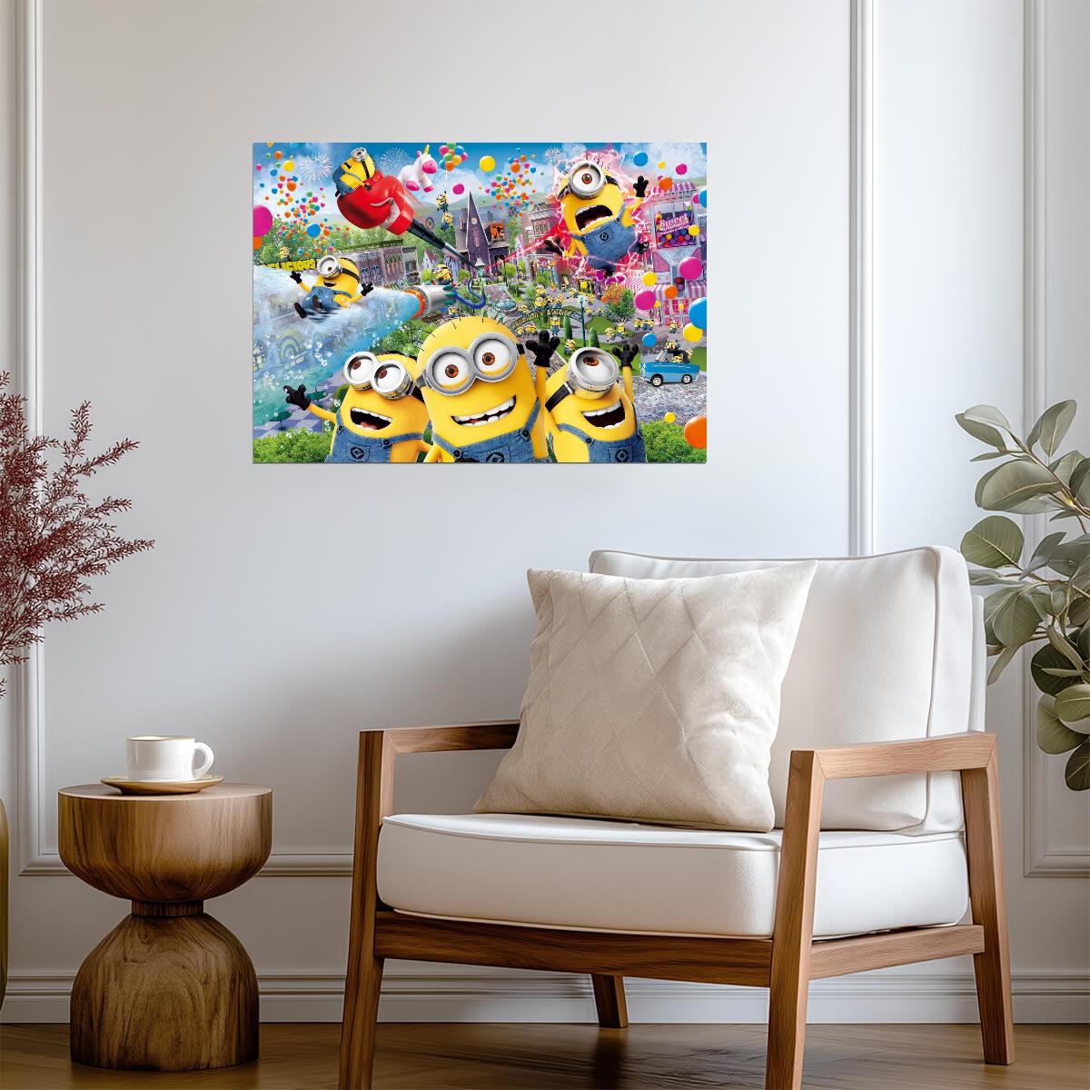 Despicable Me Poster | Minions Theme Park Illustration - Movies & TV Poster