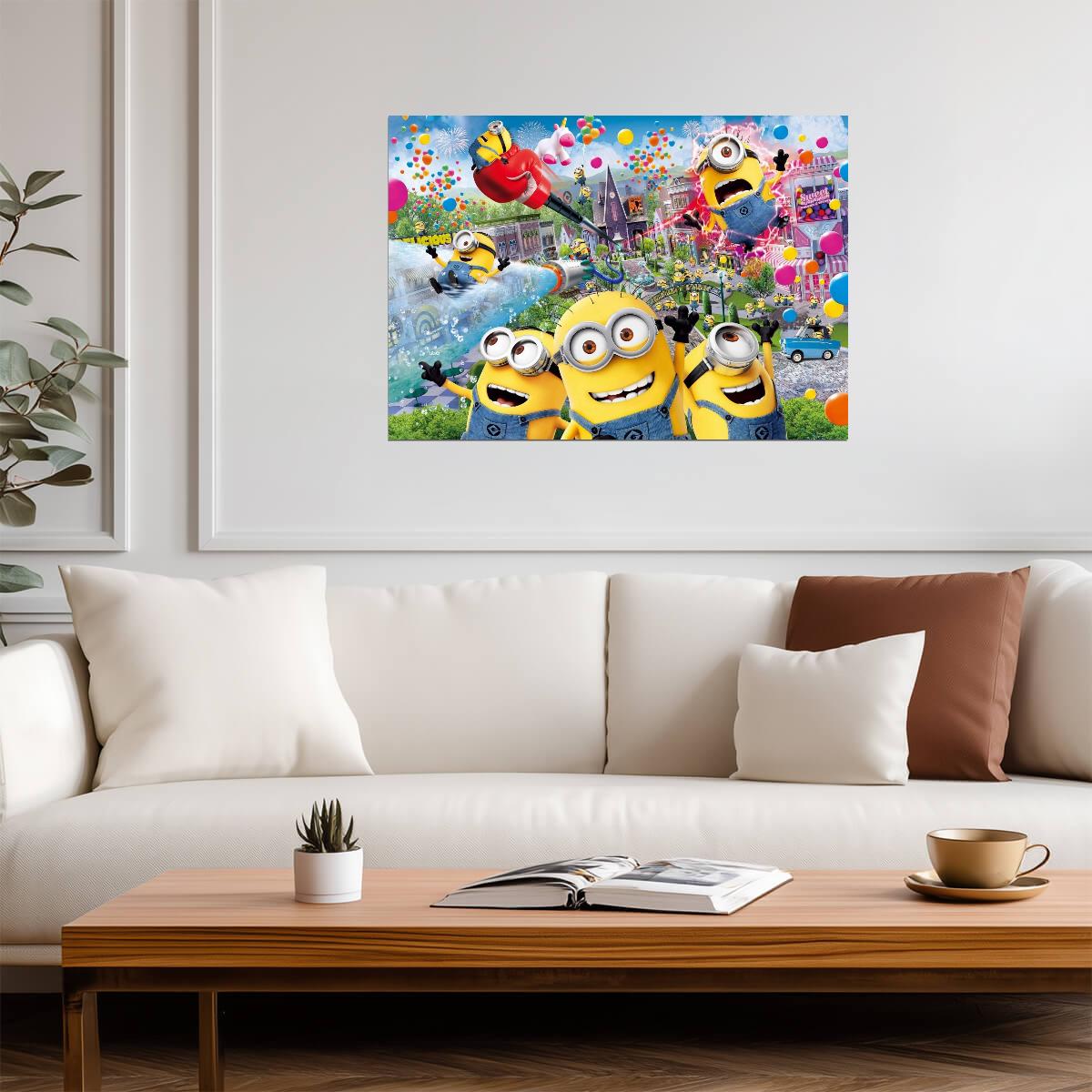 Despicable Me Poster | Minions Theme Park Illustration - Movies & TV Poster