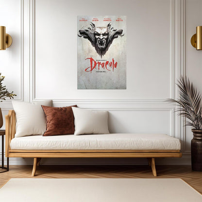 Bram Stoker's Dracula 1992 Movie Poster | Stone Vampire Mask - Movies & TV Poster