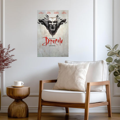 Bram Stoker's Dracula 1992 Movie Poster | Stone Vampire Mask - Movies & TV Poster