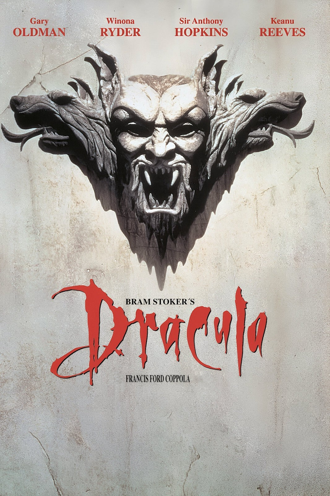 Bram Stoker's Dracula 1992 Movie Poster | Stone Vampire Mask - Movies & TV Poster